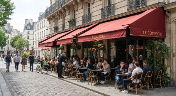 Comment les cafés, hôtels et restaurants à Paris tirent parti des stores bannes